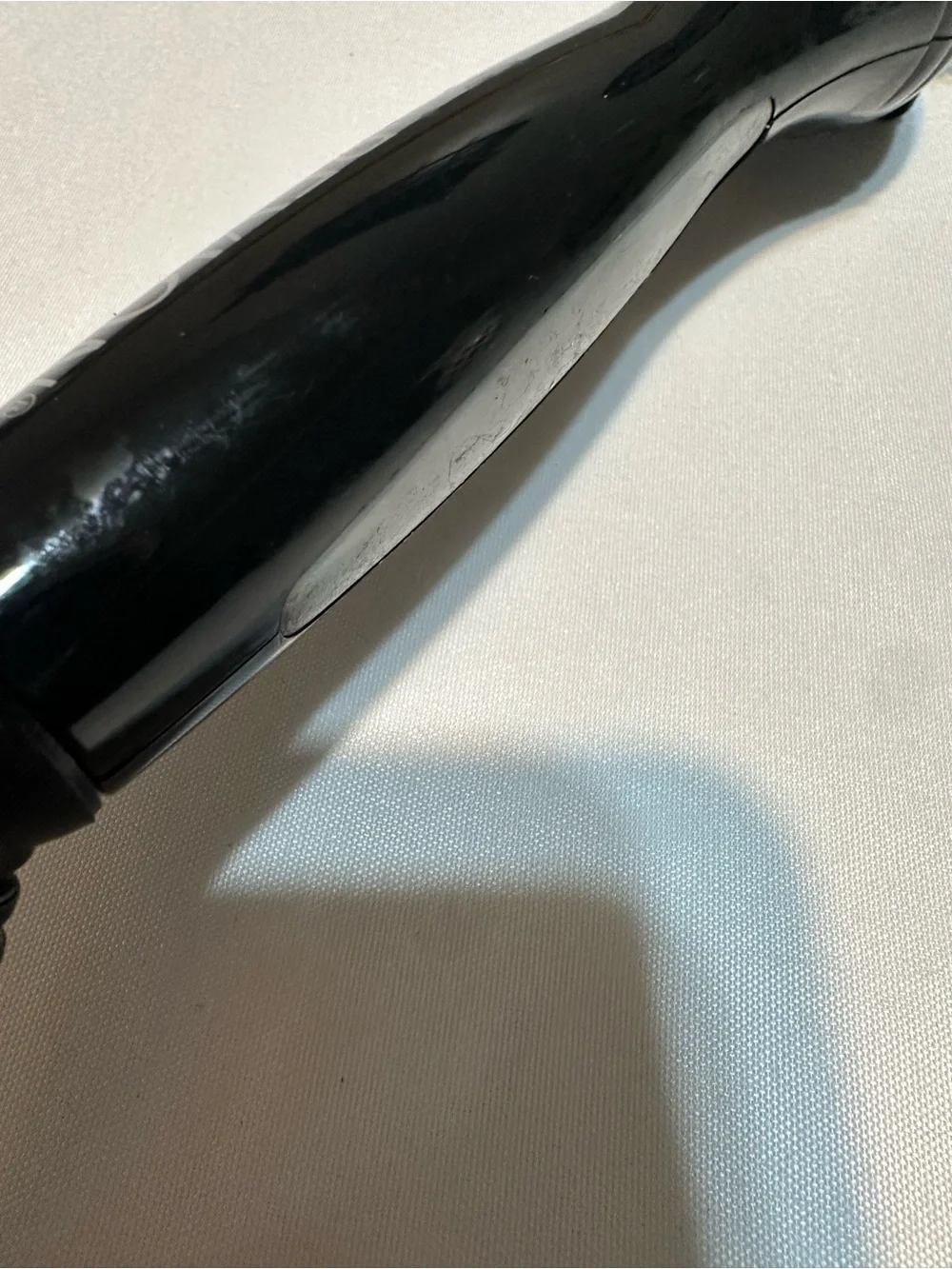 Revlon Black and Silver Spiral Barrel Curling Iron